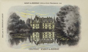 Castillo de Azay-le-Rideau, Azay-le-Rideau, Indre y Loira de French School