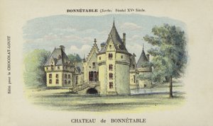 Castillo de Bonnetable, Bonnetable, Sarthe de French School