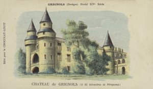 Castillo de Grignols, Grignols, Dordoña de French School