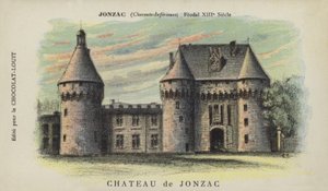 Castillo de Jonzac, Jonzac, Charente-Inferieure de French School
