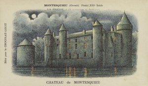 Castillo de Montesquieu, Montesquieu, Gironde de French School