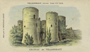 Castillo de Villandraut, Villandraut, Gironde de French School
