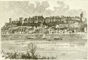 Castillo de Chinon de French School