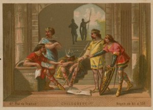 Childeberto I, Rey de Francia (c 496-558) de French School