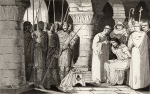 Childerico III (714-51) es destronado y confinado en un monasterio, de 