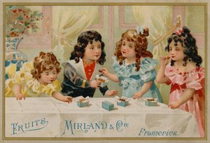 Niños comiendo dulces de French School