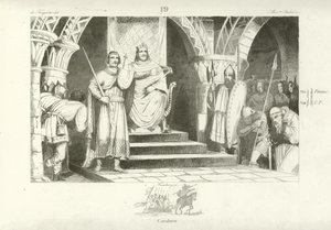 Chilperico II, rey de los francos de French School