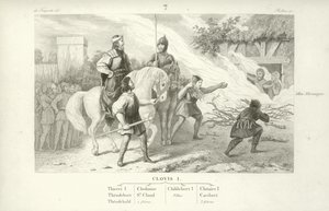 Clotario I, Rey de los Francos de French School