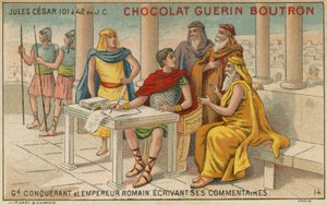 Tarjeta comercial de Chocolat Guerin Boutron