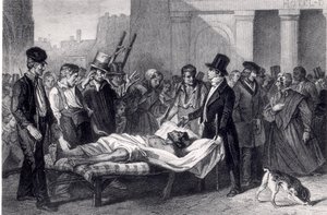 Cólera en París, 1832 de French School