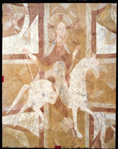Cristo en un caballo blanco, del techo de la cripta