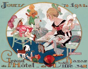 Juguetes de Navidad. 1921 de French School