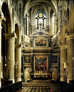 Iglesia de San Nicolás des Champs en París de French School