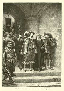 Cinq-Mars y de Thou camino a la ejecución de French School
