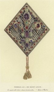 Broche o prendedor que se dice perteneció al Rey Luis IX de Francia