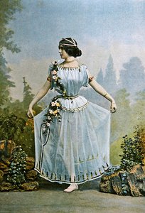 Cleo de Merode, ilustración de la revista 