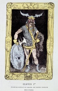 Clodoveo I - en "Historia de Francia Tintamarresque" de Touchatout de French School
