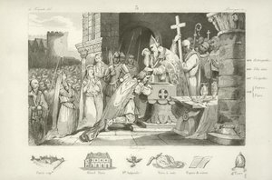 Clodoveo I, Rey Merovingio de los Francos de French School