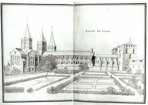 Abadía de Cluny, del Gran Atlas, t.2 de French School