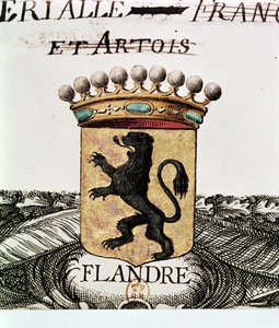 Escudo de armas de Flandes de French School