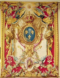 Escudo de armas de la Familia Real Francesa de French School
