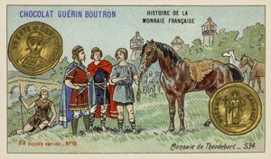 Moneda de Teodeberto I, 534 de French School