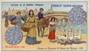 Monedas de Raimundo VI, Conde de Toulouse de French School