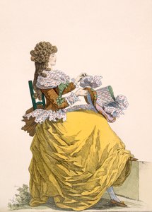 Colinette, lámina no.315 de Galerías de Modas y Trajes Franceses, c.1778-87