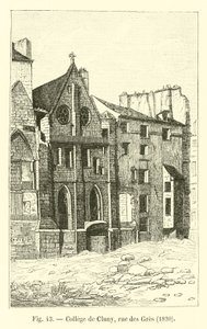 Colegio de Cluny, rue des Gres, 1820 de French School