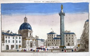 Vista de la columna de Trajano (Colonna Traiana) en Roma