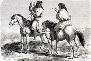 Indios Comanches en la década de 1860