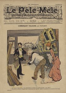 Commercant toujours. Ilustración para Le Pele-Mele de French School