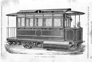 Locomotora de tranvía de aire comprimido - en 
