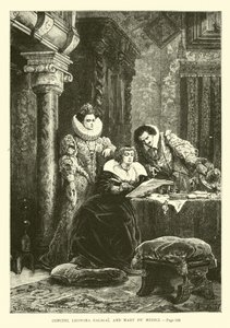 Concini, Leonora Galigai y María de Médici de French School