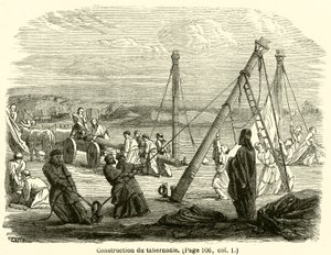 Construcción del tabernáculo de French School