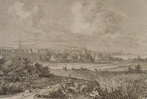 Copenhague en la década de 1860 de French School