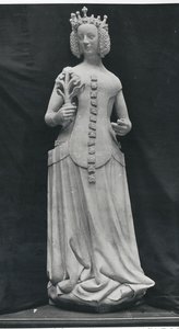 Copia de una estatua de Isabel de Baviera (1371-1435)