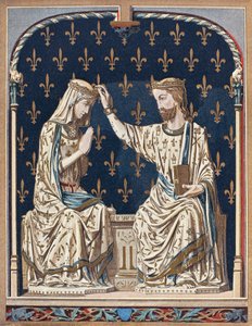 Coronación de la Virgen en marfil de French School