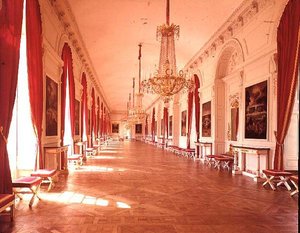 Corredor del ala derecha del Gran Trianón de French School
