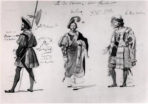 Diseños de vestuario para 