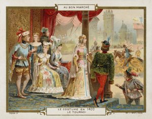 Traje en 1400 - el torneo de French School
