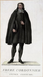 Traje de hermano zapatero, traje antiguo de French School