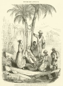 Trajes de las Antillas de French School