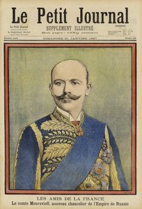 Conde Mikhail Muravyov, Ministro de Relaciones Exteriores de Rusia de French School