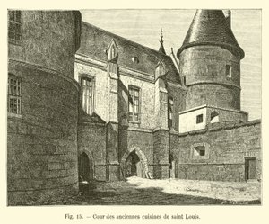 Patio de las antiguas cocinas de San Luis de French School