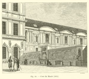 Patio del Museo, 1834 de French School