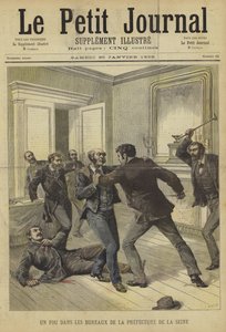 Portada de Le Petit Journal, 30 de enero de 1892 de French School