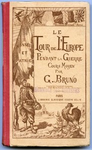 Portada del libro "El Tour de Europa durante la Guerra" de G. Bruno de French School