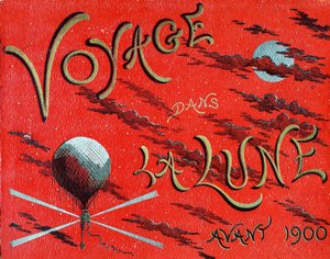 Portada del libro "Viaje a la luna antes de 1900" de A. de Ville d