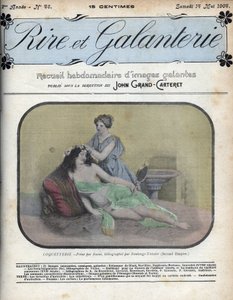 Covetterie según Bazin en “Risa y Galantería”. Colección semanal de imágenes galantes bajo la dirección de John Grand-Carteret (Grand Carteret). 1903-1904 de French School